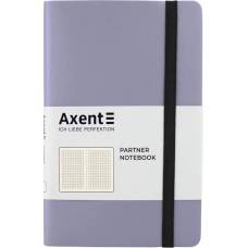 Блокнот Axent 8206-34-A формат А5 125*195мм 96арк. клітинка Partner Soft срібний Блокнот Axent 8206-34-A формат А5 125*195мм 96арк. клітинка Partner Soft срібний
