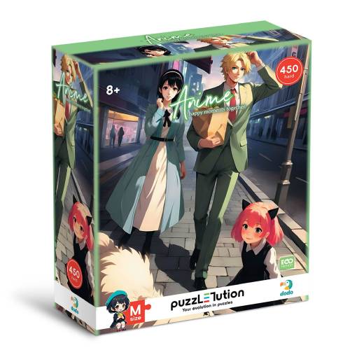 Пазлы DoDo 450 элементов 300676 Hard-M Anime "Щасливі миті разом"