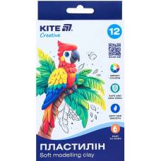 Пластилин Kite 12цв 200гр восковой K-086 Creative Пластилин Kite 12цв 200гр восковой K-086 Creative