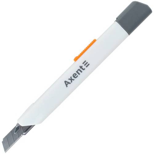 Нож канц Axent 9мм 6607-A мет. направл. закрытое лезвие Нож канц Axent 9мм 6607-A мет. направл. закрытое лезвие