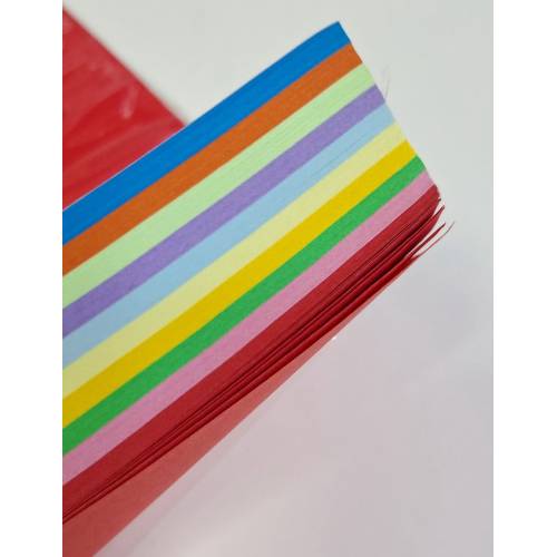 Папір ксероксний кольоровий A4 80гр/м2 MIX LAU 250арк SPECTA 10 кольорів 