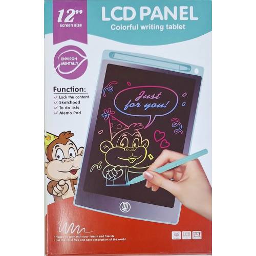 Дошка дитяча LCD PANEL екран 15*23см 8201 8,5"  (у вигляді планшета)