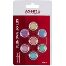 Магніти для дошки Axent 9828-А 20 мм, 7 шт.,Pastelini