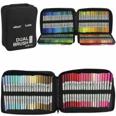 Скетч маркеры WK акварельные двохстороние 168цветов в пенале на водной основе