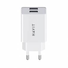 Зарядка Havit USB UC003B 3A white 2usb