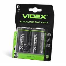 Батарейка Videx LR20 Alkaline