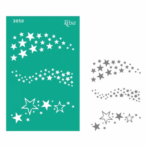 Трафарет Rosa Talent многораз самокл 13*20см 3050 Новий рік