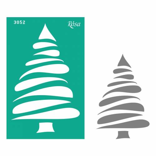 Трафарет Rosa Talent многораз самокл 13*20см 3052 Новий рік елементи та написи