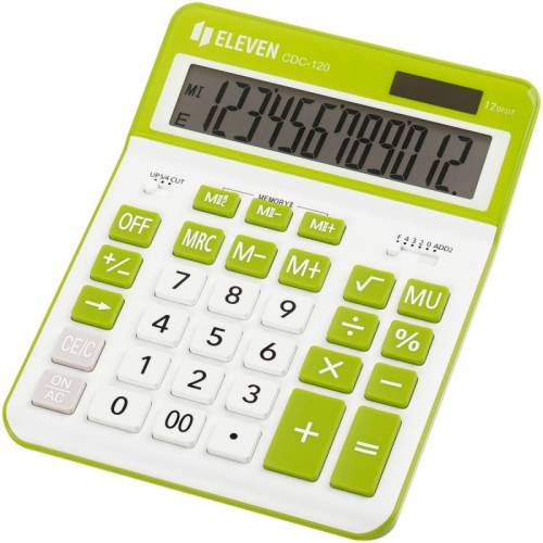 Калькулятор ELEVEN CDC-120-WH-GN (виробництво citizen) 12 розрядов бело-зеленый 863585