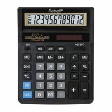 Калькулятор Rebell BDC-712 GL BX 12 розрядов бухгалтерский  черный 506474
