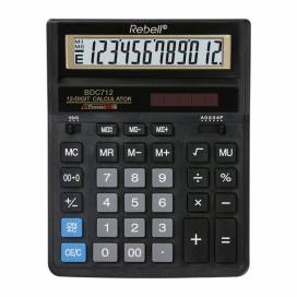 Калькулятор Rebell BDC-712 GL BX 12 розрядов бухгалтерский  черный 506474