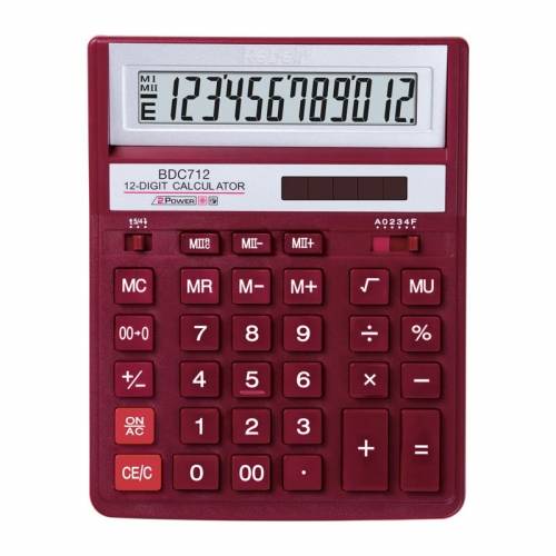 Калькулятор Rebell BDC-712 RD BX 12 розрядов бухгалтерский  красный 506566