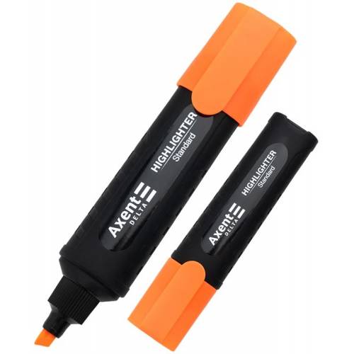 Текстовыделитель Delta D2505-12 Highlighter Standard 1-5 мм, клиноподібний оранжевый