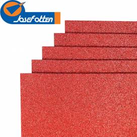 Фоаміран Josef A4 з гліттером 1,7 мм 17HA4-5004 Червоний 1аркуш голографічний