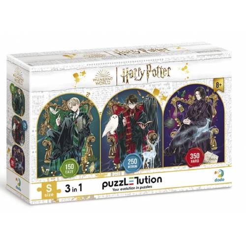 Пазли DoDo  3в1 150, 250, 350 елемента 200575 Harry Potter «Династія чарівників»