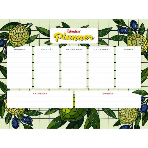 Календарь Идейка AMP20059 планер на магнитной основе с алмазной мозаикой 32*40см Лимоны