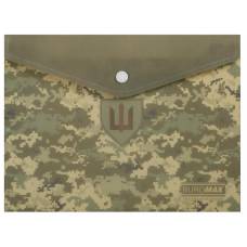 Папка Buromax на кнопке формат А5 BM.3919-04 MILITARY