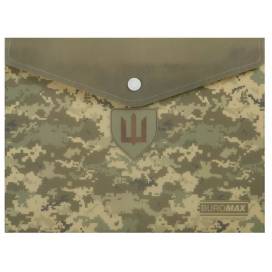 Папка Buromax на кнопке формат А5 BM.3919-04 MILITARY