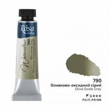 Фарба акварельна Rosa Gallery 10мл в тубі 790 оливково-оксидний сірий Фарба акварельна Rosa Gallery 10мл в тубі 790 оливково-оксидний сірий