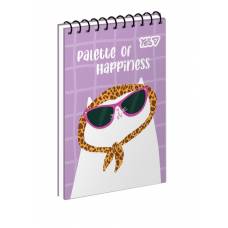 Блокнот Yes A7 80л спираль в клетку 152533 Funky Mood