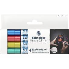 Набір маркерів Schneider Paint-It металік 0,8мм 4 шт ML01011502