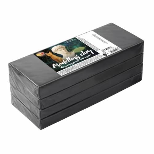 Пластилін скульптурний Gamma UA Rudix 800г сірий 8980023