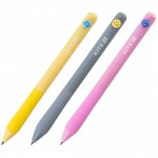 Ручка Kite детская шариковая K26-034 автоматична Smile, синя