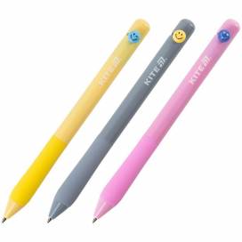 Ручка Kite детская шариковая K26-034 автоматична Smile, синя