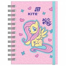 Блокнот Kite A6  80арк. LP26-229 клітинка, спіраль збоку, вирубка My Little Pony