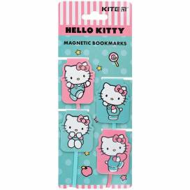 Закладки для книг Kite магнитные ляссе HK24-497-1 Hello Kitty 4 шт