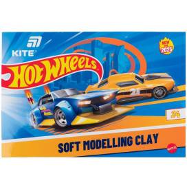 Пластилін Kite 24кол 480гр восковий HW25-089 Hot Wheels Пластилін Kite 24кол 480гр восковий HW25-089 Hot Wheels