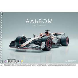 Альбом для малювання Школярик Star 30л спіраль PB-SC-020-8563 УФ лак Альбом для малювання Школярик Star 30л спіраль PB-SC-020-8563 УФ лак