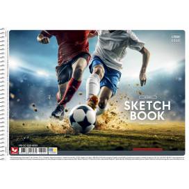Альбом для малювання Школярик 30л 120г/м2 спіраль PB-SC-030-8055 Альбом для малювання Школярик 30л 120г/м2 спіраль PB-SC-030-8055