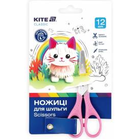 Ножницы детские Kite K-149-1 Classic 12см на блистере для левши дев