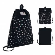 Сумка для сменки Kite K26-601M-14 Black&Silver Сумка для сменки Kite K26-601M-14 Black&Silver