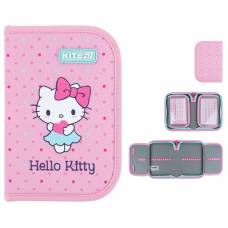 Пенал Kite HK26-622 Hello Kitty 1 відділення, 2 відвороти, без наповнення Пенал Kite HK26-622 Hello Kitty 1 відділення, 2 відвороти, без наповнення