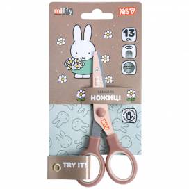 Ножницы детские YES 480492 "Miffy" 13 см з принтом на лезі