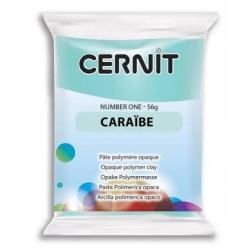 Глина полімерна Cernit 56г 211 карибський блакитний Глина полімерна Cernit 56г 211 карибський блакитний