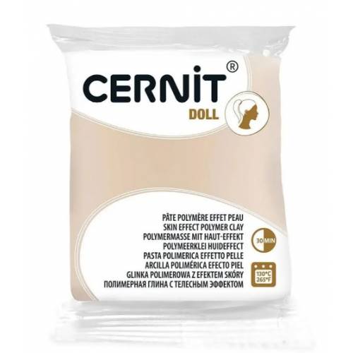 Глина полімерна Cernit 56г Doll Collection 010C білий